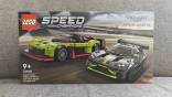 Lego 76910 Speed Champions Aston Martin Valkyrie AMR Pro and Aston Martin Vantage GT3