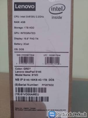 Lenovo ideaPad S145. 81VD