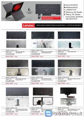 LENOVO nešiojamų kompiuterių klaviatūros geriausia kaina Lietuvoje!
