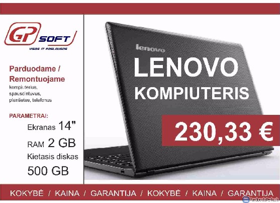 LENOVO NEŠIOJAMAS KOMPIUTERIS