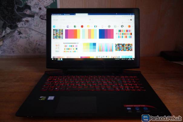 Lenovo y700 15.6 IPS, 8gb ddr4, legalus windows 10, metalinis korpusas