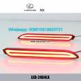 Lexus NX Car LED Rear Bumper Brake Turn Signal Lights lamps
