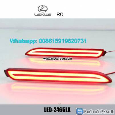 Lexus RC Car LED driving running Bumper Brake Lights lamps