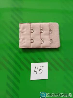 Liemenėlių prailginimas 2 užsegimų 1 vnt -1 €