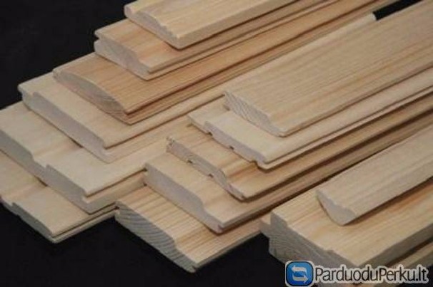 Liepos dailylentės pirčiai, pušinės dailylentės