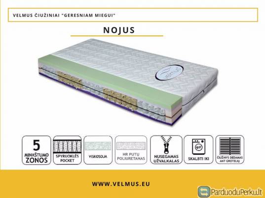 Lietuviški čiužiniai VELMUS