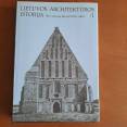 Lietuvos architektūros istorija I 1988 384  psl.
