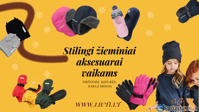 Liuti.lt: žieminiai aksesuarai vaikams