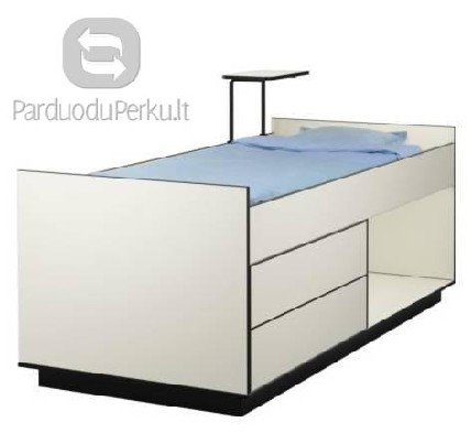 Lova su stalčiais , vaikų-jaunuolių kambario