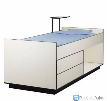 Lova su stalčiais , vaikų-jaunuolių kambario