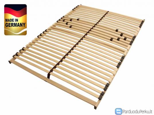 Lovos lamelinės grotelės