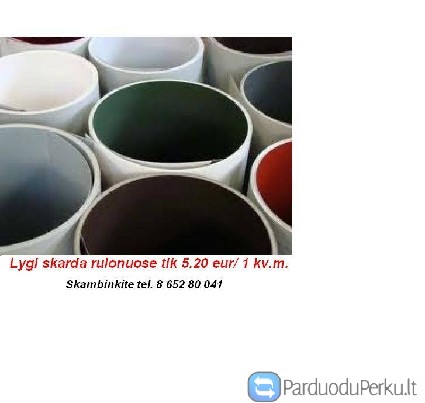 Lygi skarda, lankstiniai, stogo danga