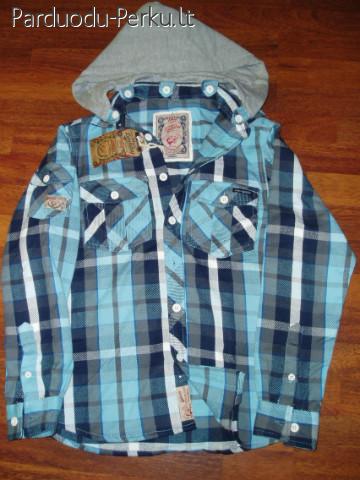 marškiniai - džemperis (su nusegamu kapišonu)