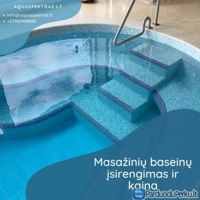 Masažinių baseinų įrengimas