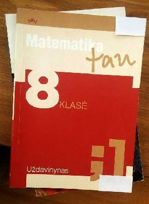 Matematika tau 8klasės uždavinynas