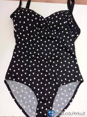 Maudymukas juodas su taškais dydis 36/38