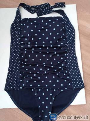 Maudymukas mėlynas su taškais dydis 44/46