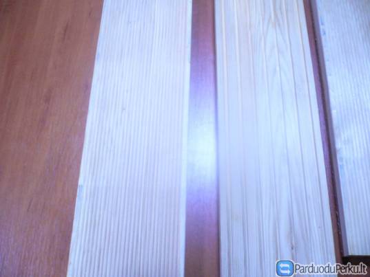 Maumedžio terasinės lentos 28x145x6000/4000- A/B kat. kaina nuo19,00 Eur už 1 m2