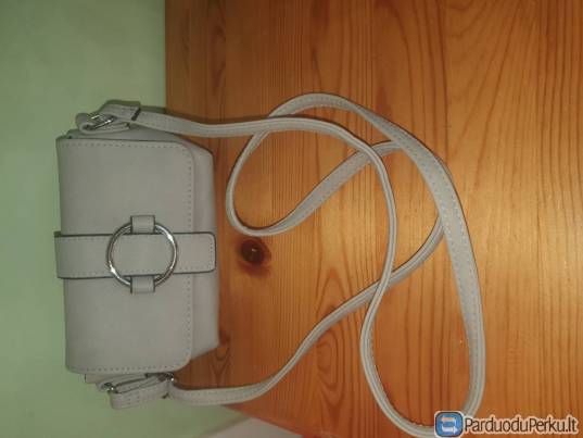 Nauja maža, dramblio kaulo spalvos Primark rankinė.