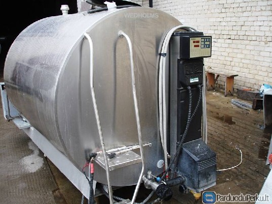 mažai naudoti ivairių talpų pieno šaldytuvai