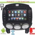 Mazda 2 Wince system Car DVD Player GPS Radio Stereo Video SWC APP