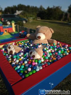 Mažieji bosai žaidmų aikštelės su kamuoliukų baseinu nuoma