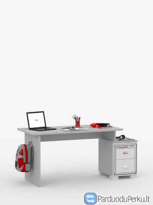 Meblik "Red Music" rašomasis stalas ir komoda