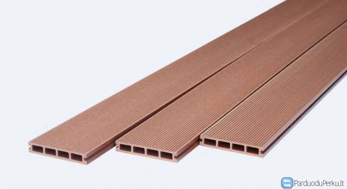 Medienos ir plastiko kompozito terasinė lenta WPC