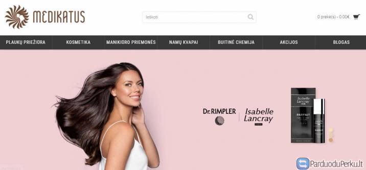 Medikatus, kosmetika internetu