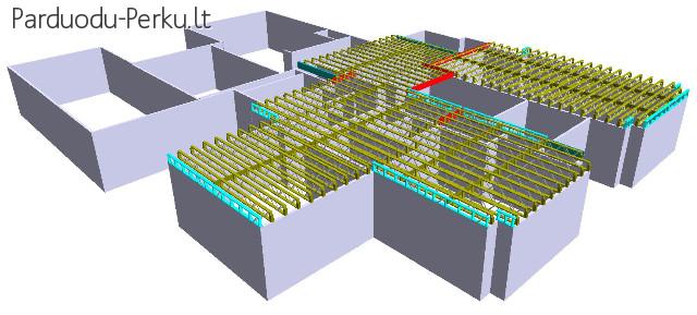 Medinė perdanga (medinės sijos)