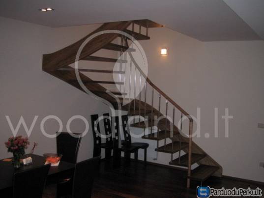 Medinių laiptų gamyba ir montavimas