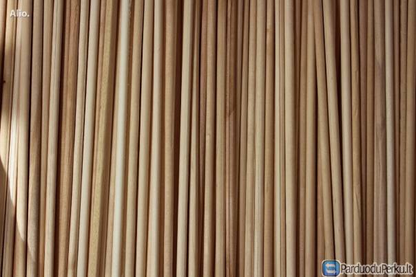 Mediniai pagaliukai cukraus vatai 400x6 mm, beržas BS