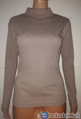 Medvilninė palaidinė aukštu kaklu