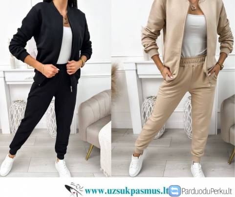 Medvilniniai sportinio kostiumo komplektai