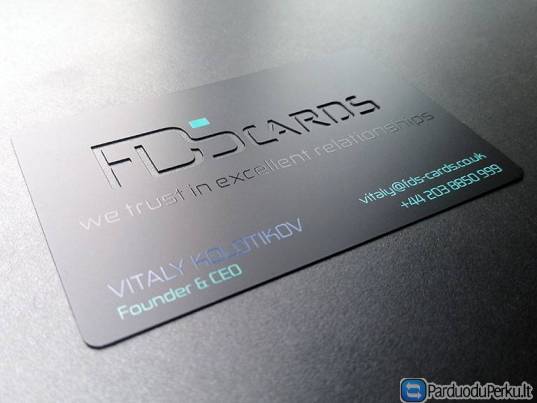 METAL BUSINESS CARDS