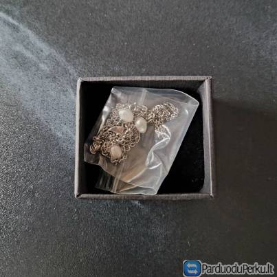 Metalinė grandinėlė su perlais – Nauja