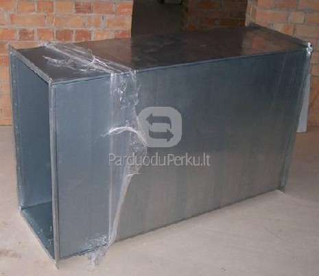 Metalinė spinta arba ventiliacijos kanalai iš cinkuotos skar