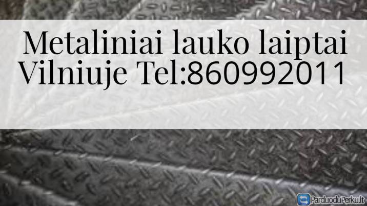 metaliniai lauko laiptai Vilniuje