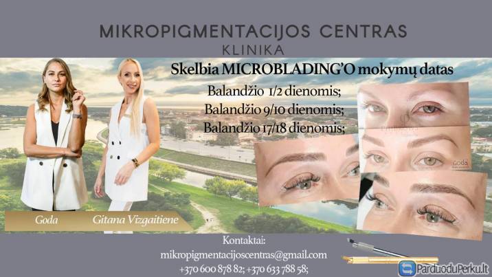 Microblading mokymai