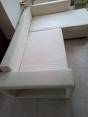 Naudota Sofa- lova su dėže patalynei .Aukštis atramų 54 cm.Aukštis