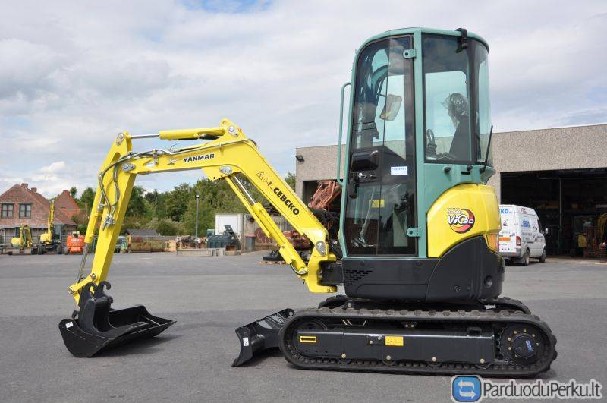 Mini ekskavatorius su operatorium nuoma