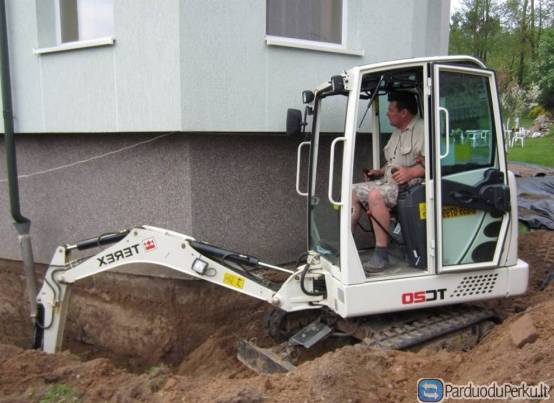 Mini ekskvatoriaus nuoma, gera kaina