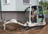 Mini ekskvatoriaus nuoma, gera kaina