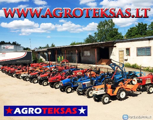 MINI TRAKTORIAI IŠ JAPONIJOS