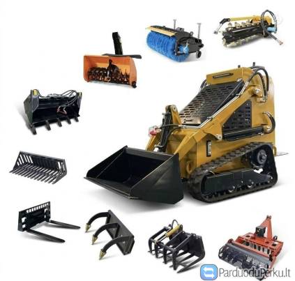 Minikrautuvai, jų priedai ir Robotai Žoliapjovės – Minikrautuvas.lt