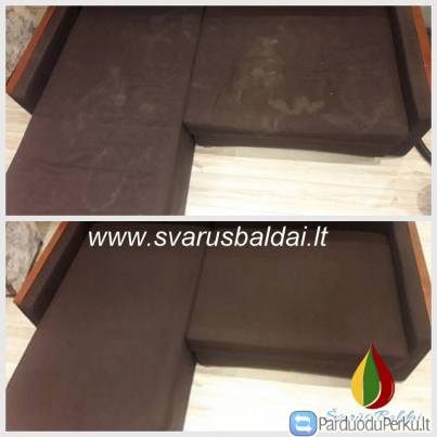 Minkštų baldų valymas