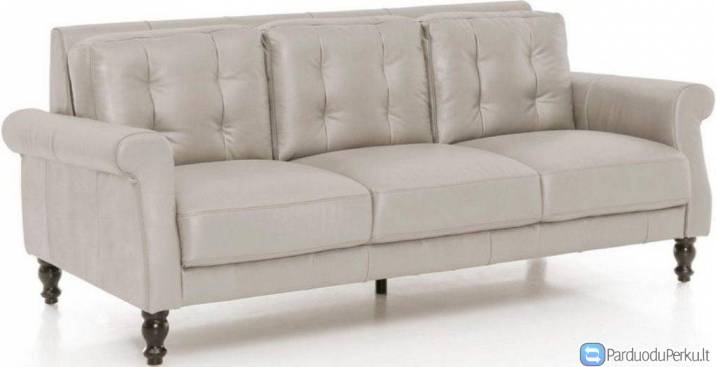 MINKŠTA SOFA NR128 PILKA NATURALI ODA