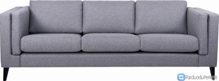 Minkšta sofa Nr167 +HO pilkas str. audinys be f