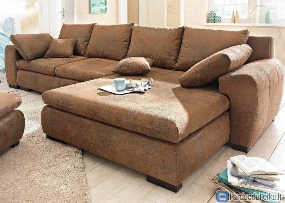 Minkštas kampas „ Cara Mia “ su miego funkcija