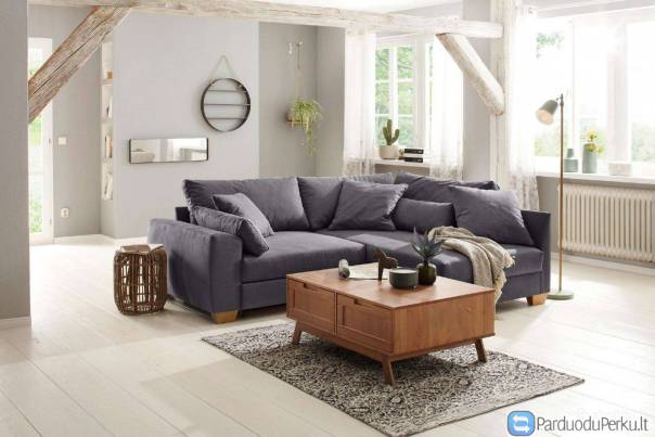 Minkštas kampas „ Helena “ su miegojimo funkcija.